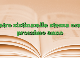 teatro sistina:alla stessa ora il prossimo anno teatro sistina:alla stessa ora il prossimo anno