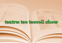 teatro: teo teocoli show teatro: teo teocoli show