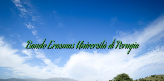 Bando Erasmus Università di Perugia Bando Erasmus Università di Perugia