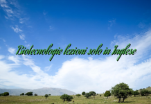 Biotecnologie lezioni solo in Inglese Biotecnologie lezioni solo in Inglese