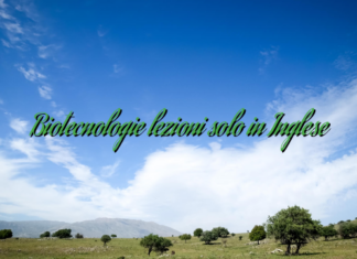 Biotecnologie lezioni solo in Inglese Biotecnologie lezioni solo in Inglese