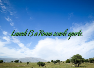 Lunedì 13 a Roma scuole aperte. Lunedì 13 a Roma scuole aperte.