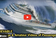 Tempesta in mare devasta mega nave da crociera