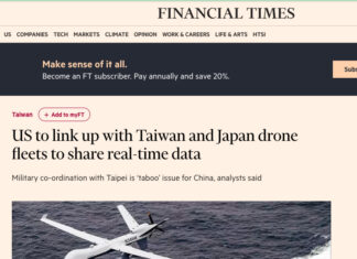 Taiwan a sorpresa prende le distanze da una possibile cooperazione di intelligence con gli Stati Uniti e il Giappone