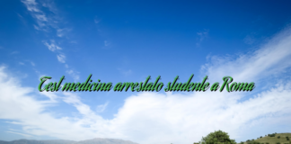 Test medicina arrestato studente a Roma Test medicina arrestato studente a Roma