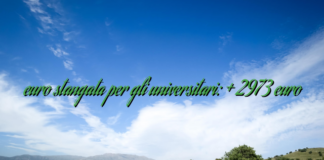 euro stangata per gli universitari: + 2973 euro euro stangata per gli universitari: + 2973 euro