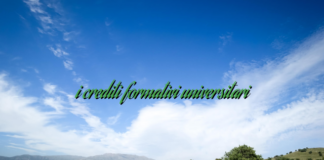 i crediti formativi universitari i crediti formativi universitari