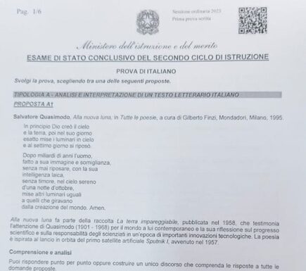 Ecco le tracce del tema di maturità 2023: tutti i testi