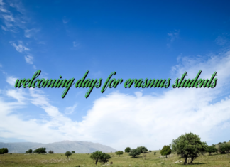 welcoming days for erasmus students welcoming days for erasmus students