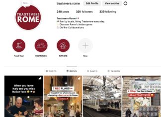 La page Trastevere Rome (@Trastevere.Rome), il bello, il buono, la notte di Roma viste dalla Gen-Z sbancano i Social. @Trastevere.Rome