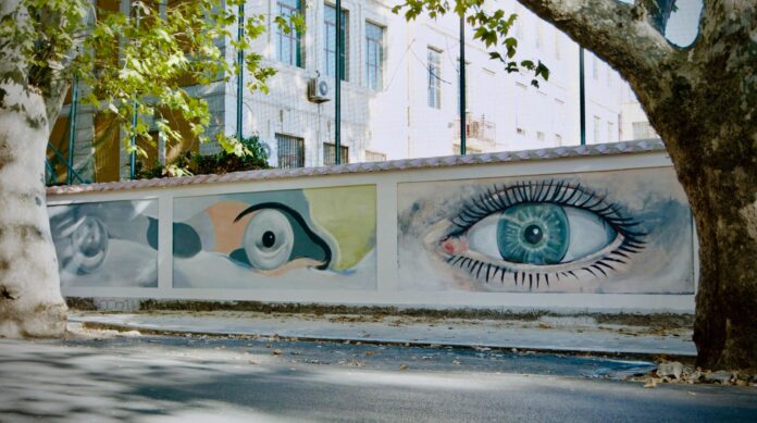 Il murale di Jerico in via Galvani a Testaccio